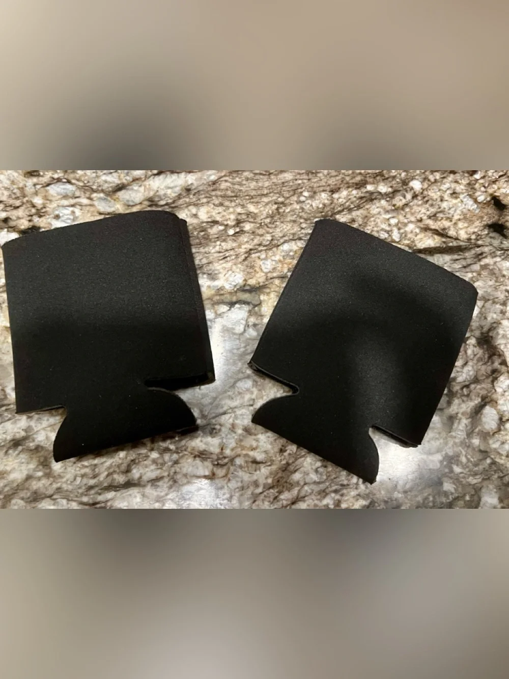 Set of 2 Cowtown Coliseum Fort Worth Stockyards Can Koozies (Black)